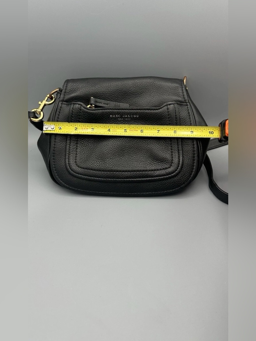 Marc Jacobs Crossbody Bag Black Leather Empire City Mini - Picture 10 of 11